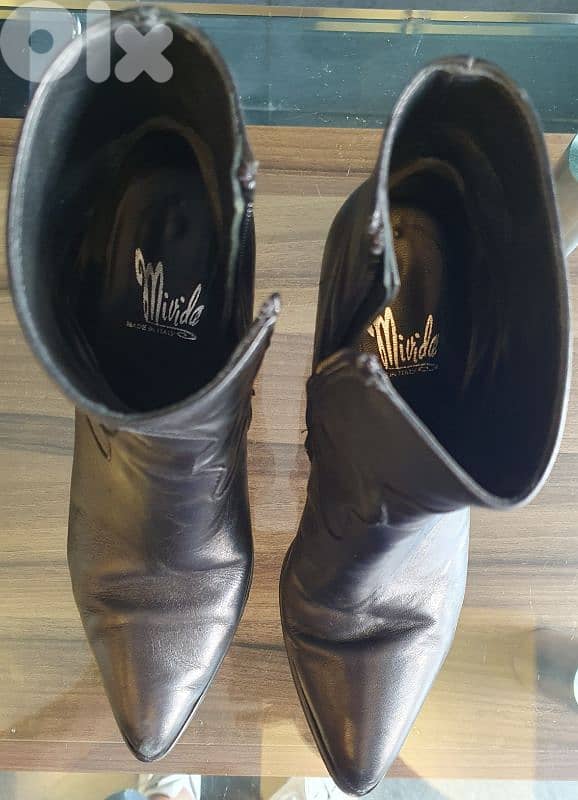 boots Mivida made in Italy  n 36 like new only 5$ b ashrafiye 03723895 3