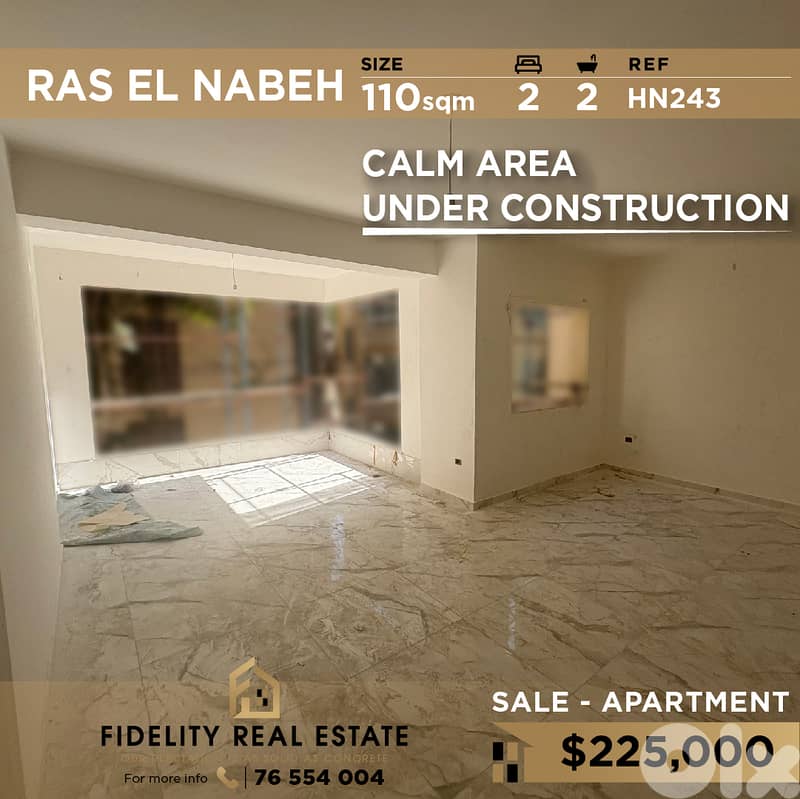 Apartment for sale in Ras El Nabeh HN243 شقة للبيع في رأس النبع 0