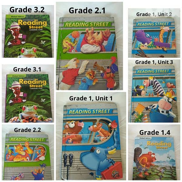 Reading Street from grade 1 to 3 / 8 books 0