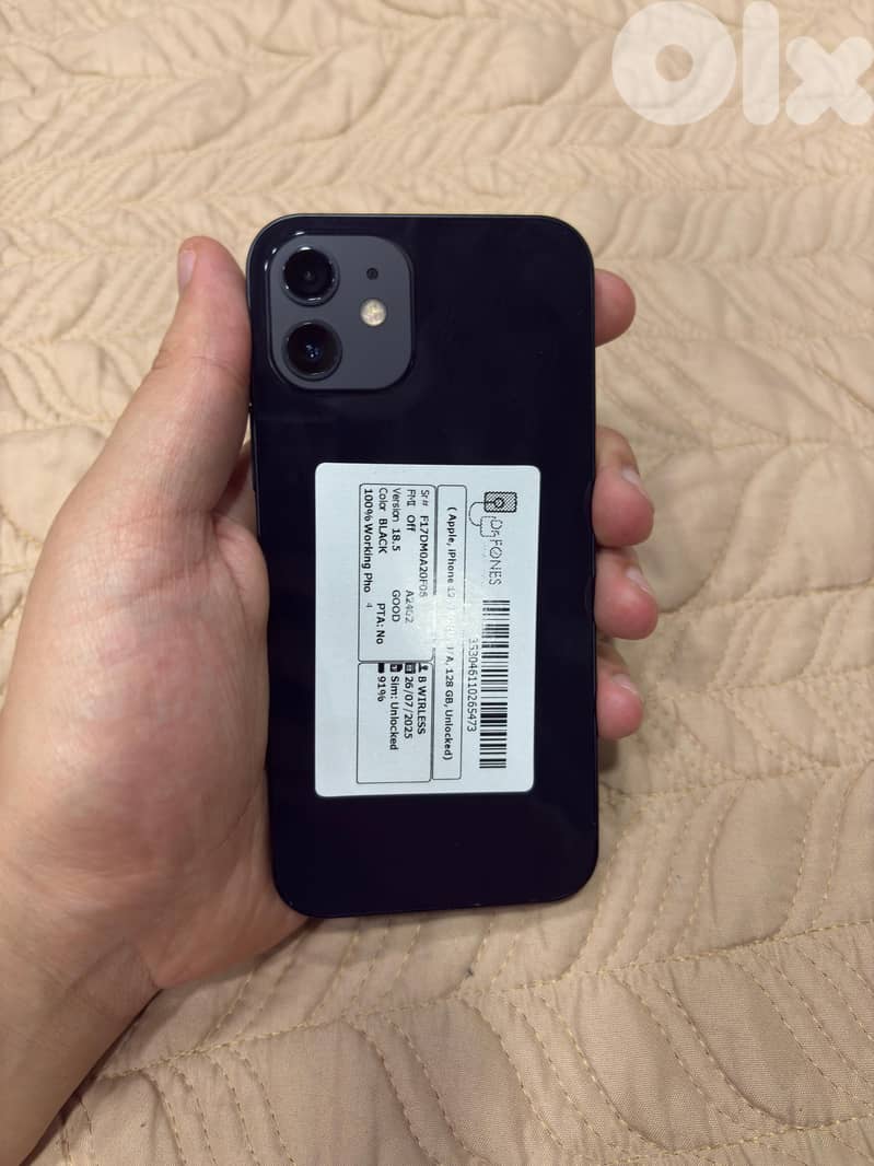 Iphone 12 - 128 GB - Open Box Like New 2