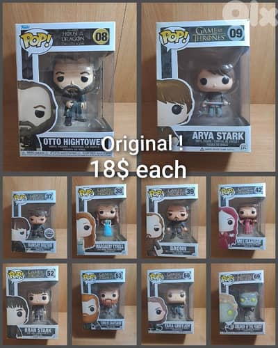Funko pop game of thrones and other collection