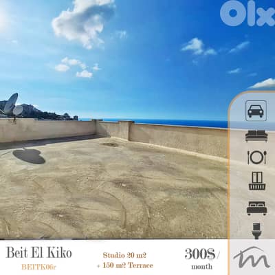 Beit El Kiko | Brand New 20m² Rooftop + 150m² Terrace | Open Sea View