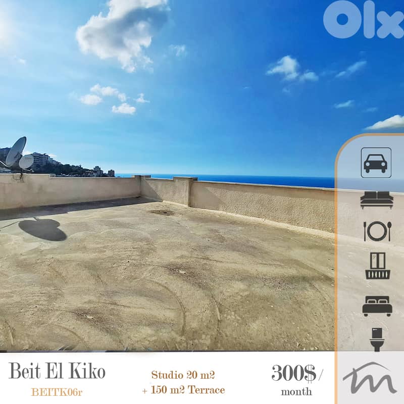 Beit El Kiko | Brand New 20m² Rooftop + 150m² Terrace | Open Sea View 0