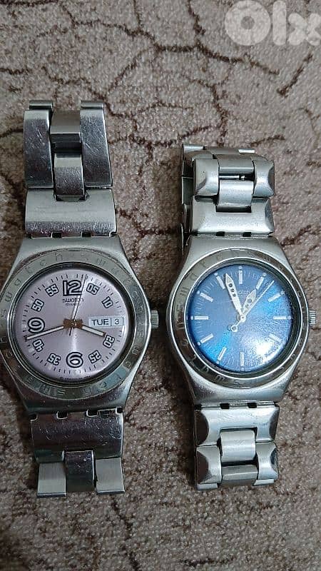 ساعة Swatch مستعملة بحالة ممتازة 0