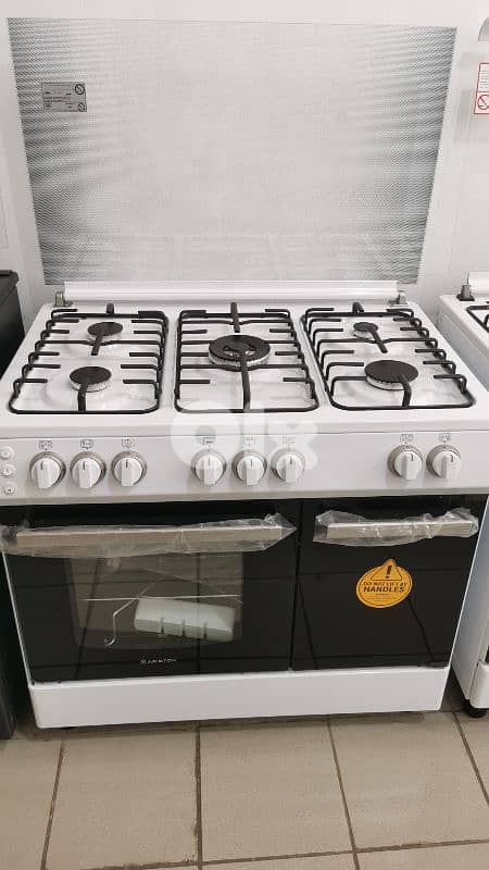 Gas Oven Ariston 90cm White 0