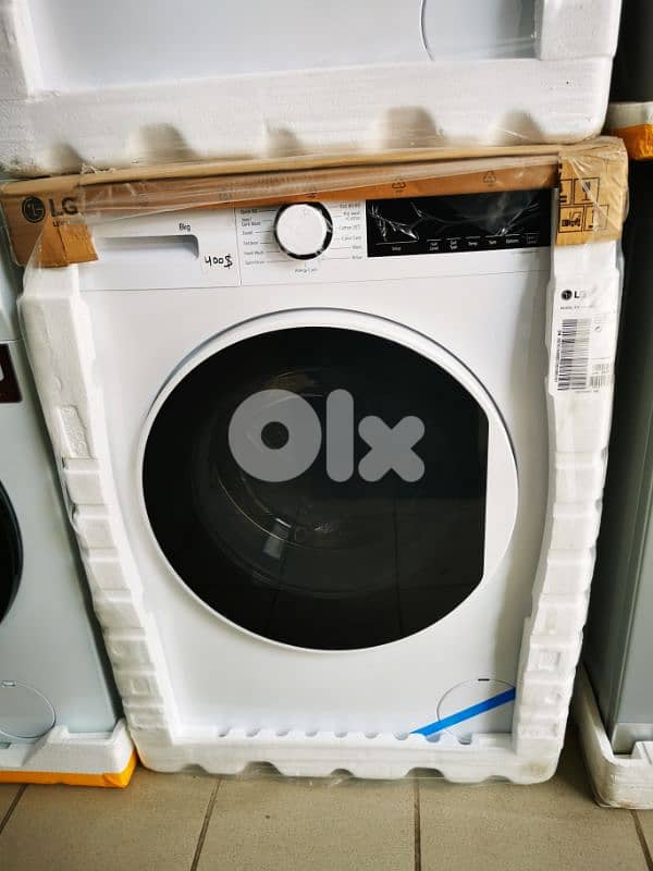 Washer LG 8kg White 0