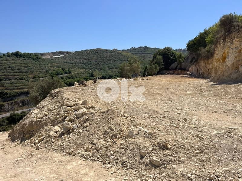 land for sale with perfect Mountain View ارض للبيع  في البترون 2