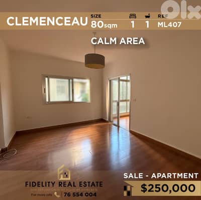 Apartment for sale in Clemenceau ML407 شقة للبيع في كليمنصو