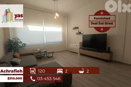 Achrafieh/Mar Mikhael 120m2 | Furnished | Easy Access | AA/EH