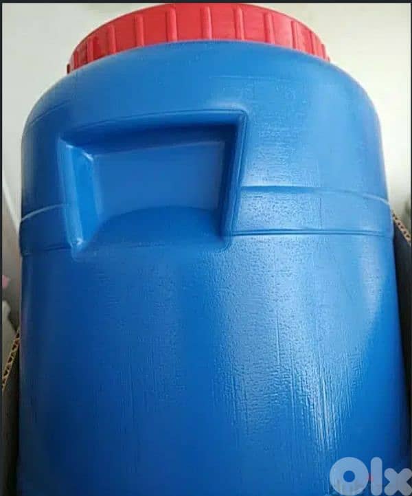 Two plastic jars 5/10L- Not Negotiable 0