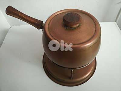 Vintage copper fondue set - Not Negotiable