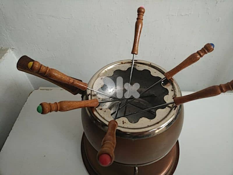 Vintage copper fondue set - Not Negotiable 1