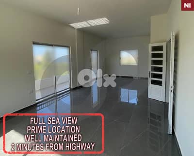 Prime location,full sea view, well maintained, jbeil/جبيل REF#NI126849