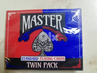 Master playing cards pack of 2 new sealed