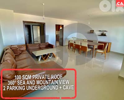 Private Roof & Panoramic Sea View, keserwan, adma/أدما REF#CA127334