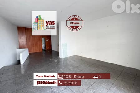 Zouk Mosbeh 105m2 | Well Maintained | Rent | 2 Floors | CHN |