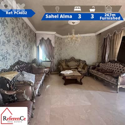 Furnished apartment in Sahel Alma شقة مفروشة في ساحل علما