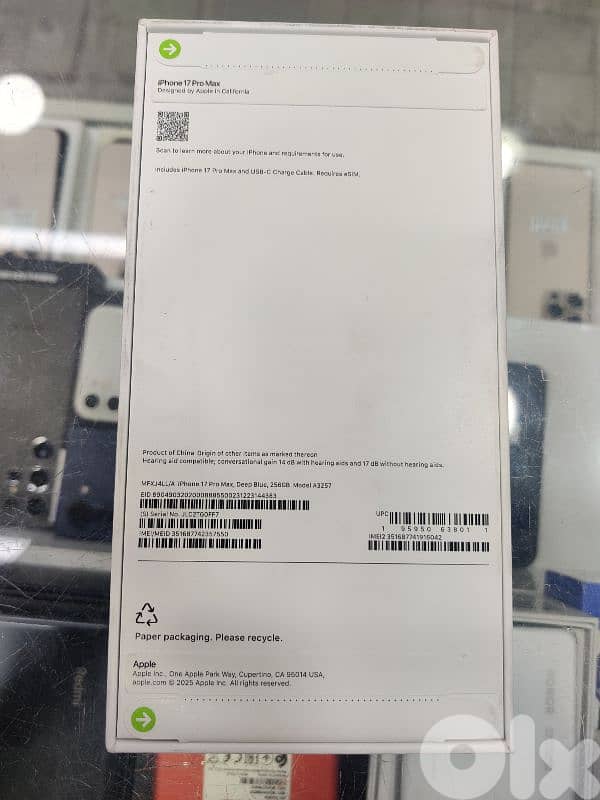 apple iphone 17 pro max 256GB not active sealed 1