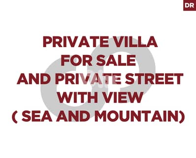 private villa -private street -sea & mountain view_Minieh REF#DR127340