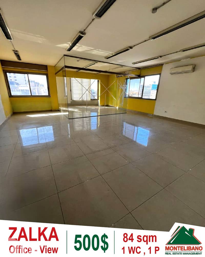 84 sqm Office For Rent in Zalka (زلقا) with View 0