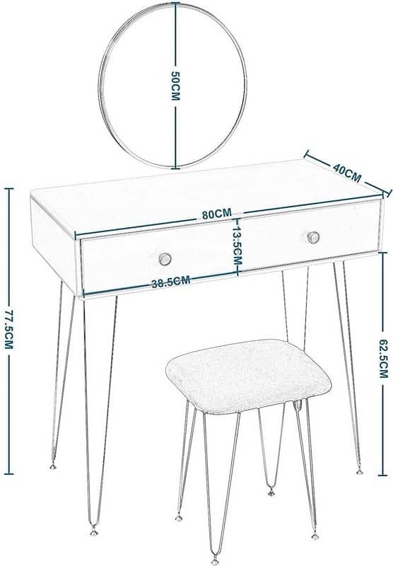 Luxury Dressing Table - Makeup Table for Women 1