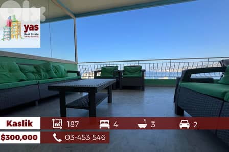 Kaslik / Sarba 187m2 | Super Luxury | Panoramic View | Prime Area | EH