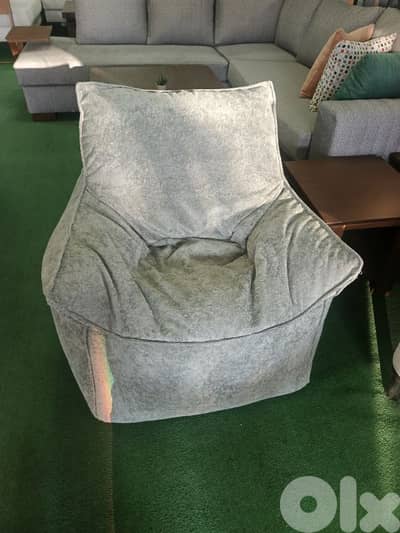 pouf tissue. ,بوف قماش مريح جدا