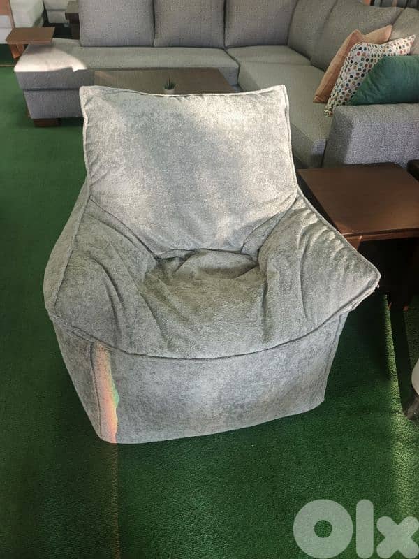 pouf tissue. ,بوف قماش مريح جدا 0