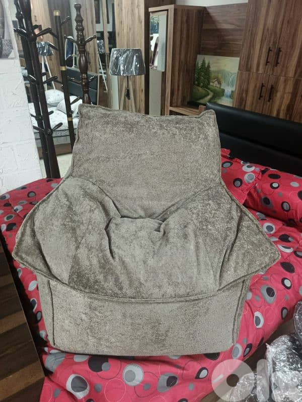 pouf tissue. ,بوف قماش مريح جدا 2