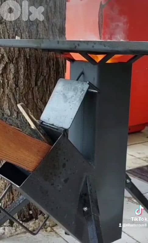منقل Rocket Stove 1