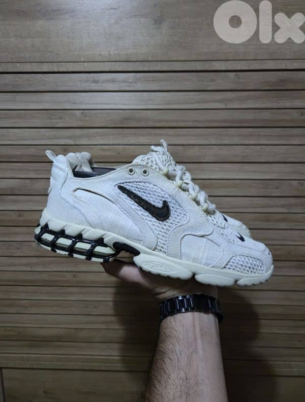 Stussy x Nike Air Zoom Spiridon Caged 2 'Fossil' 0