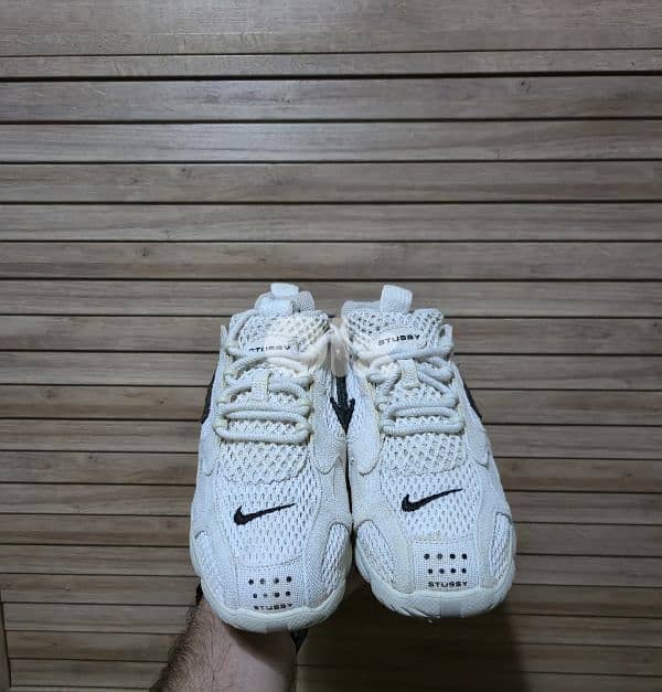 Stussy x Nike Air Zoom Spiridon Caged 2 'Fossil' 1