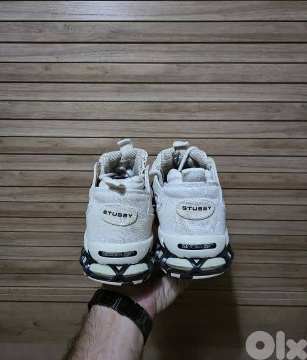 Stussy x Nike Air Zoom Spiridon Caged 2 'Fossil' 2