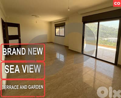brand new with a stunning sea view, terrace, jbeil, halat REF#CO127361