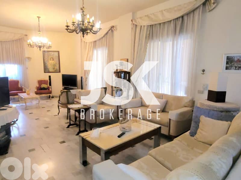 L19468 - Spacious Furnished Apartment For Sale in Adonis 0