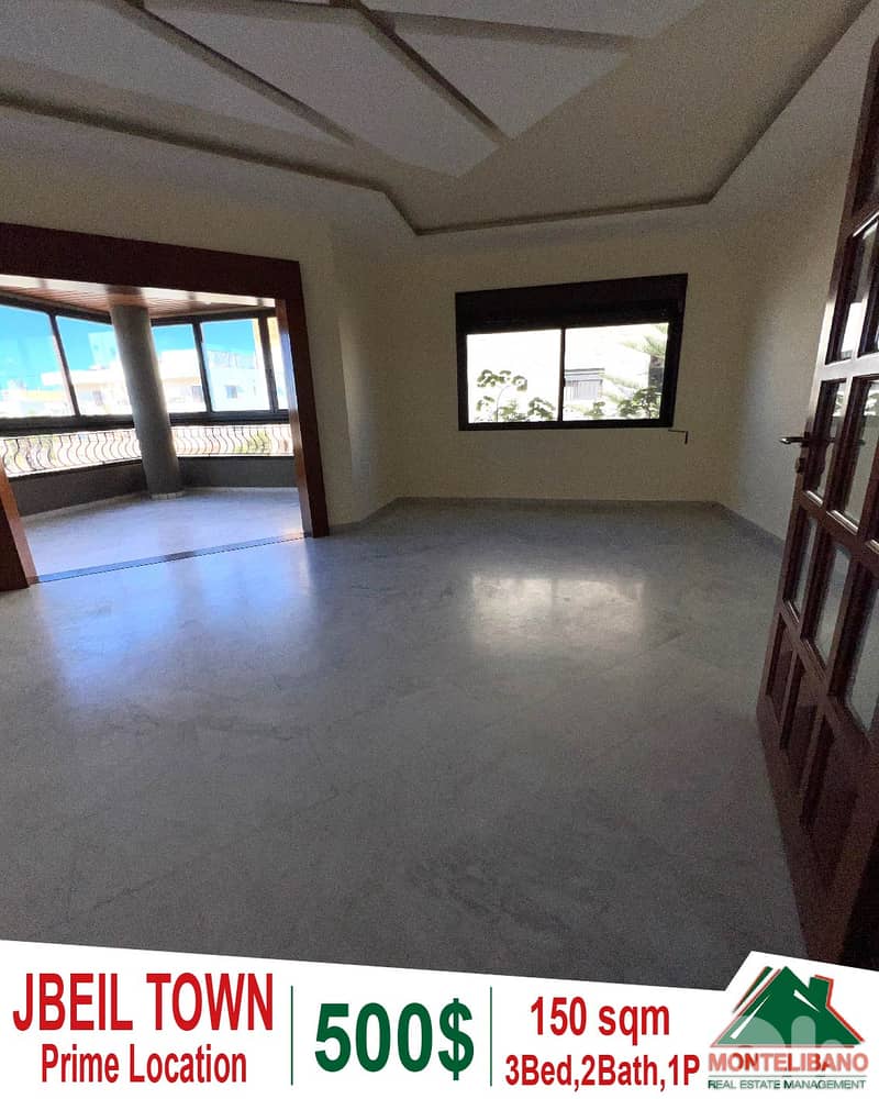 Prime Location 150 sqm Apartment For Rent in Jbeil Town 0