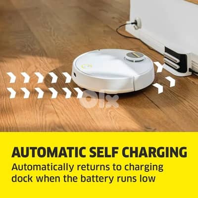 Karcher RCV 3 Robot Vacuum Cleaner with Wiping Function - Made Germany