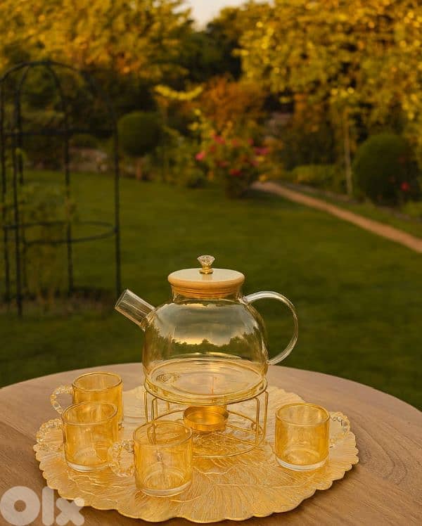 إبريق زجاج حراري فاخر 1