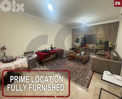Fully furnished apartment for sale in Ein el mrayseh REF#ZS127366