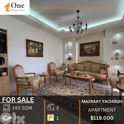 APARTMENT FOR SALE IN MAZRAAT YACHOUH