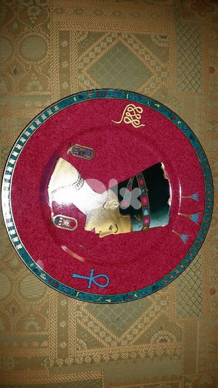 صحن بورسولين اصلي مصري  ٣٠ سم 2