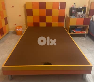 One or rwo bedroom beds with bed table