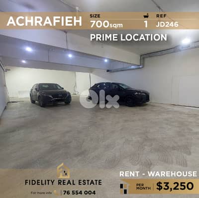 Warehouse for rent in Achrafieh JD246 مستودع  للإيجار في الأشرفية