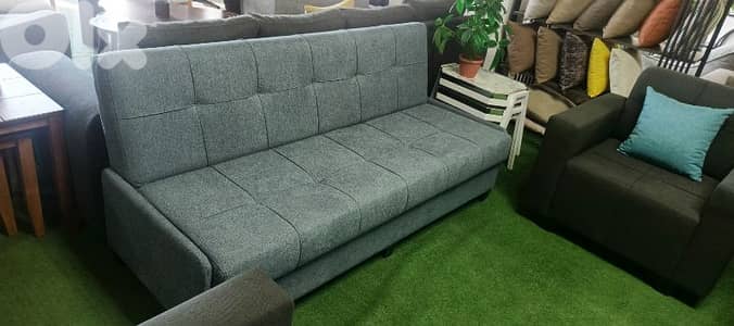 Sofa bed with box صوفا مع صندوق