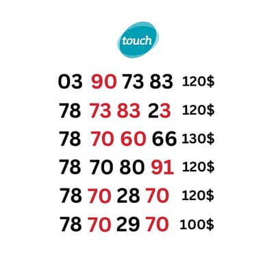 Mtc touch special sim card number