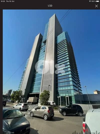 office in high quality luxury tower on saloumi-achrafieh highway