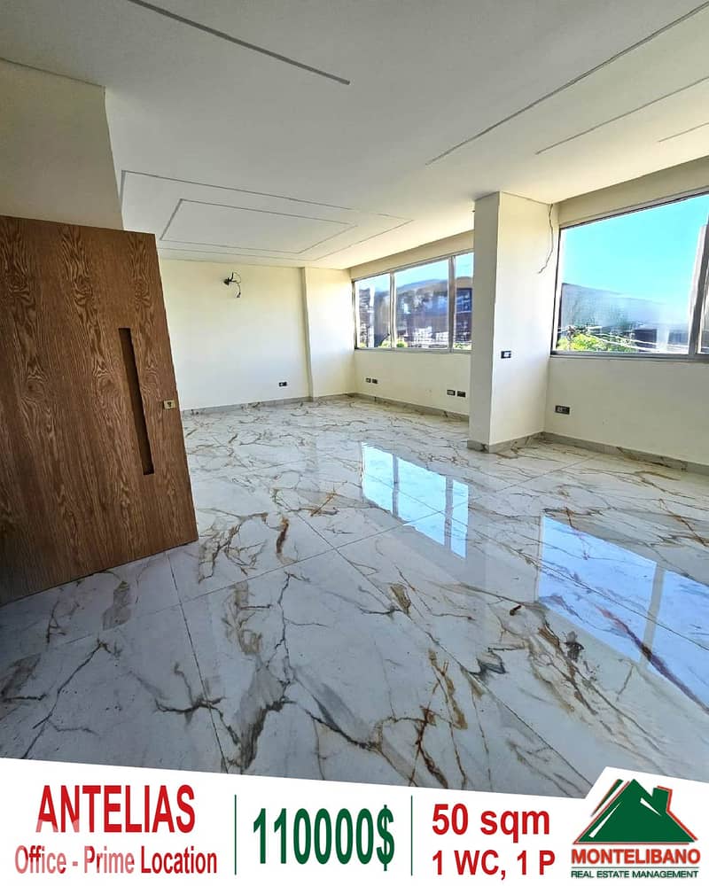 Prime Location 50 sqm Office For Sale in Antelias with City View 0