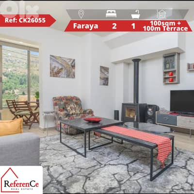 Apartment/Chalet in Faraya for sale للبيع شقة/شاليه في فاريّا