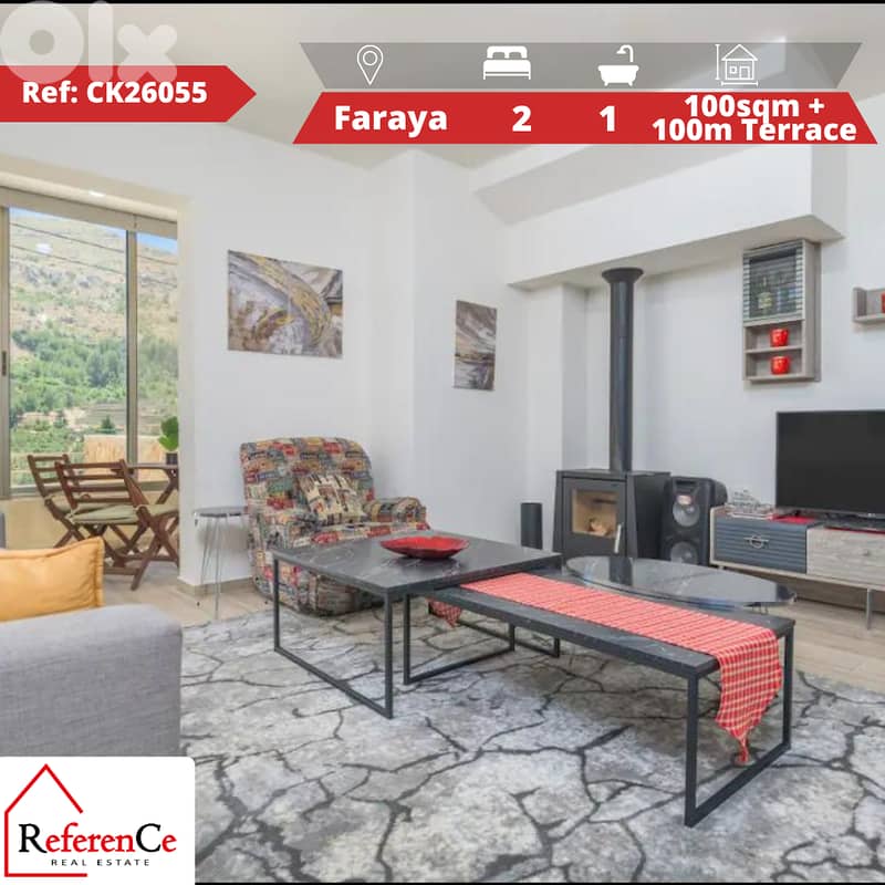 Apartment/Chalet in Faraya for sale للبيع شقة/شاليه في فاريّا 0