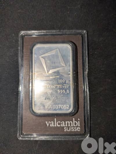 Valcambi 100g Silver